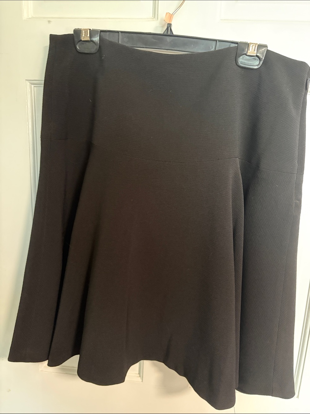 Tommy Hilfiger Black A-Line Flared Skirt